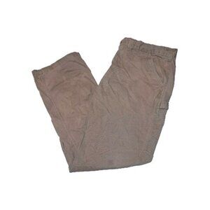 Carhartt Mens Beige Jeans Custom Bleached Relaxed Fit 42x32